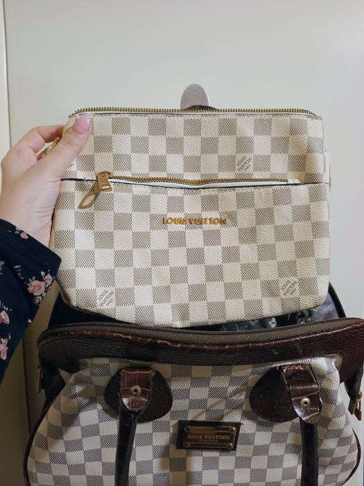Geanta Louis Vuitton mare + geanta LV mica