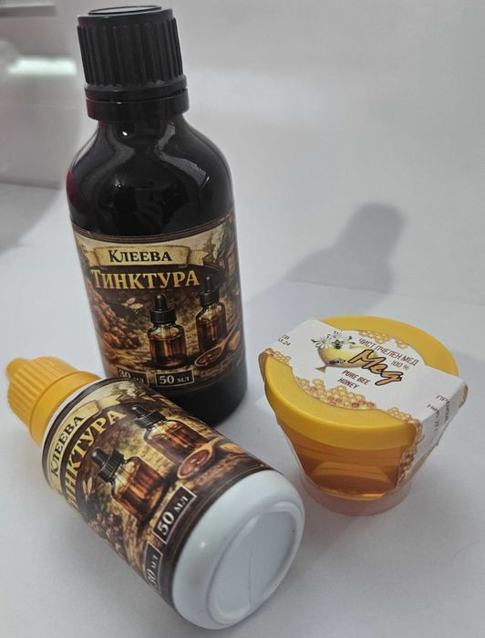 пчелен мед/клеева тинктура/прашец от производител