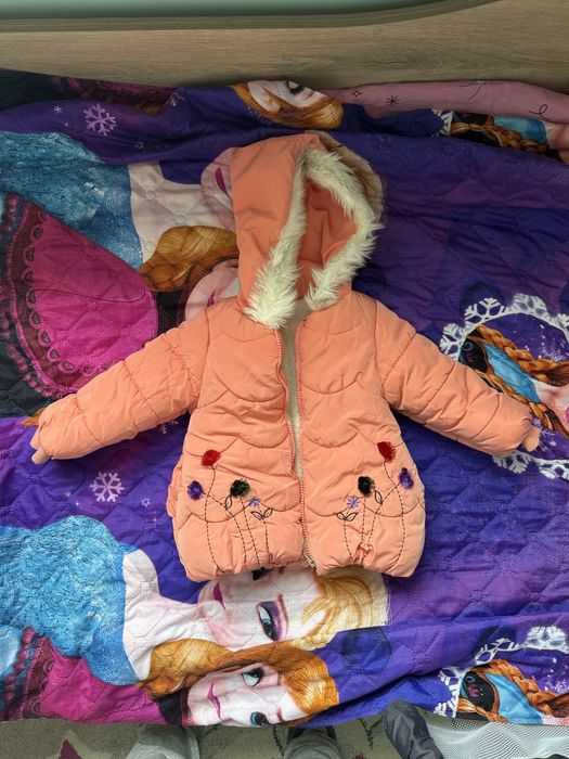 Бебешко зимно яке за момиче, в отлично състояние