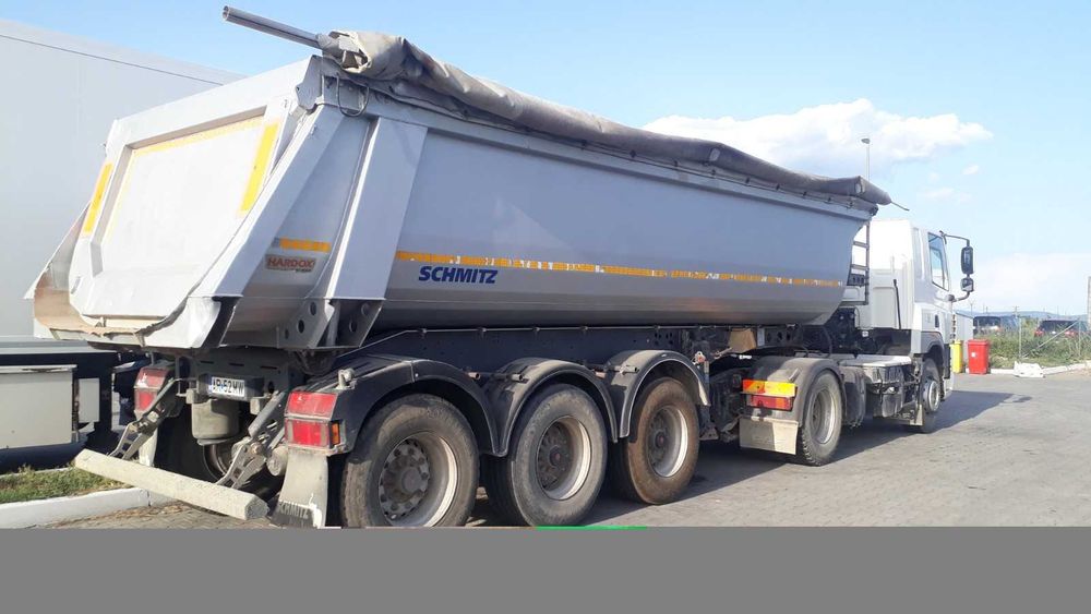 Ansamblu DAF CF 410 cu semiremorca SCHMITZ