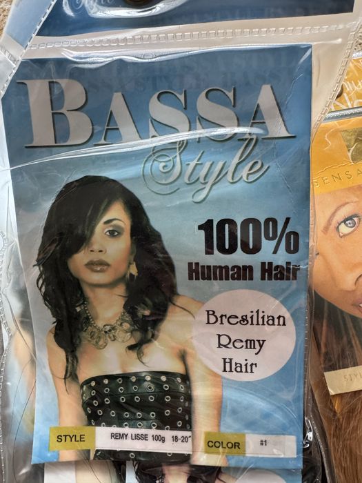 Par natural 100 g pentru tesut sau pus clipsuri, 50 cm