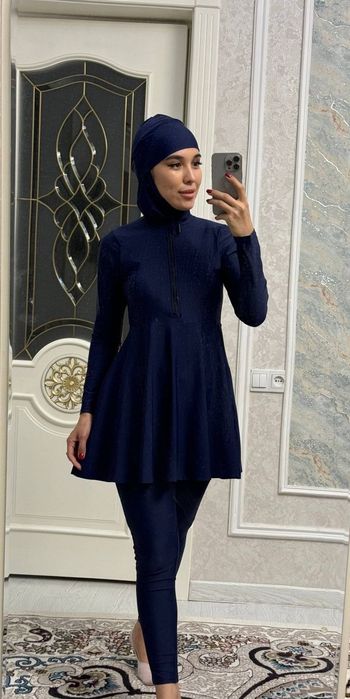 Kupalnik burkini, hijob uchun. Гидрокостюм, буркини