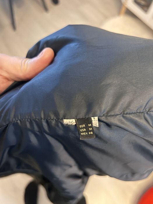 Geaca de piele cu puf Massimo Dutti