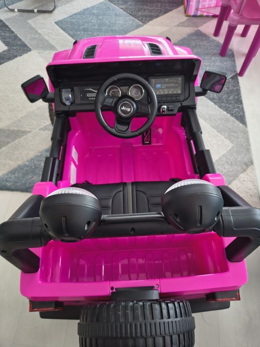 Masinuta electrica 4x4 Premier Jeep Wrangler Rubicon, 12V, roti cauciu