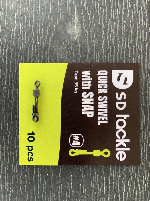SD tackle Вирбел бърза връзка със закачване/ QUICK SWIVEL with SNAP #4
