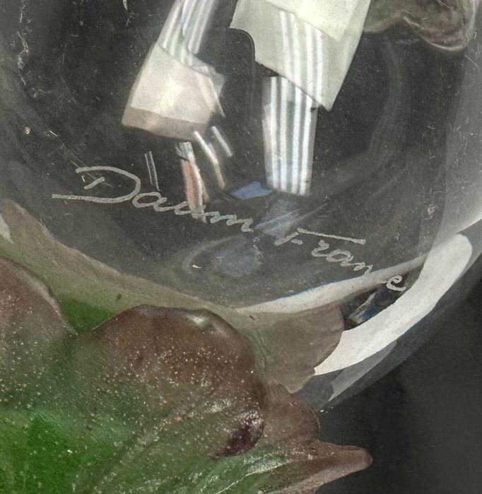 Голяма Стъклена Стомна Кана Daum Nancy France 38 cm