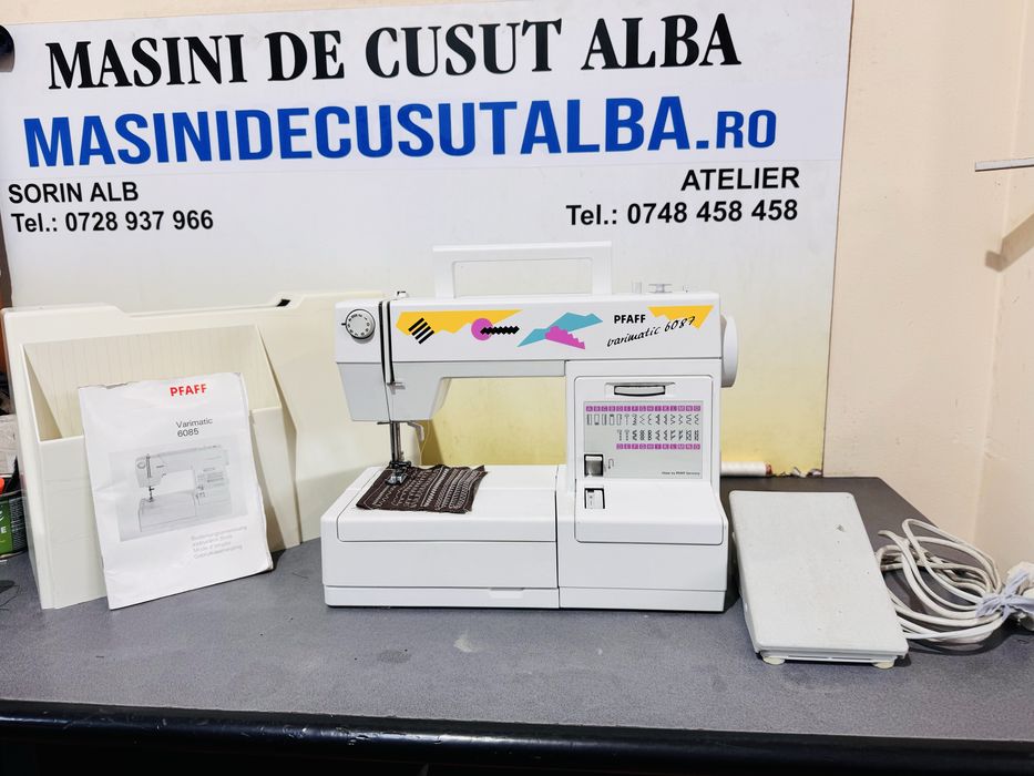Masina de cusut Pfaff Varitmatic 6087 semi industriala cu graifar rota