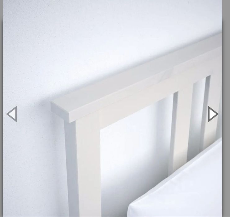 Pat ikea hemnes plus somiera plus 4 cutii depozitare