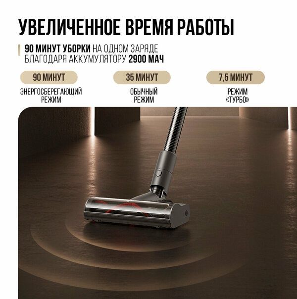 Вертикальный беспроводной пылесос Dreame T30