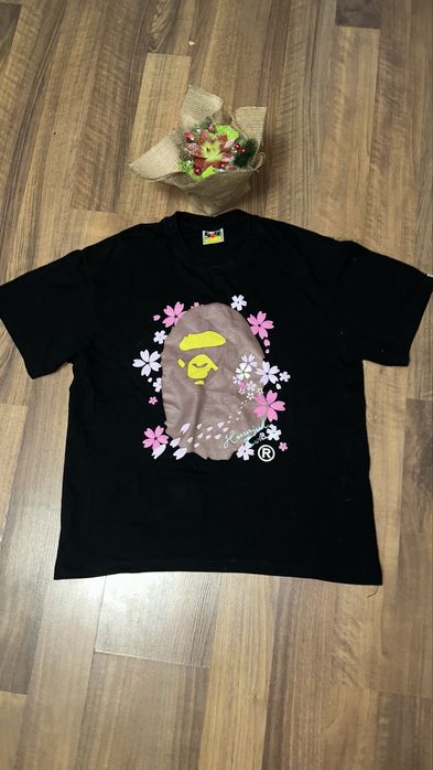Тениска на Bape Black And pink