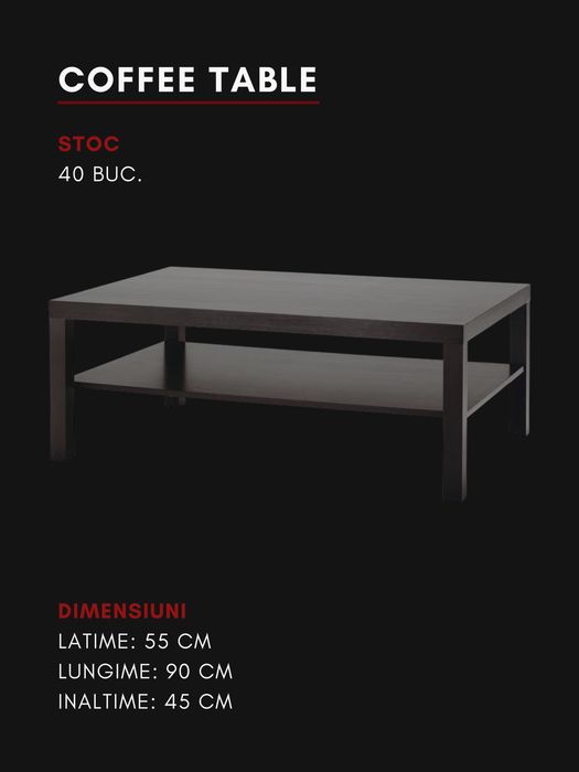 Inchiriez - Mese Standing/Cocktail, Canapele, Mese lounge, Bar mobil, Garderoba, Lumini, Umbrele, Drapaj, Ustensile - Logistica + Mobilier Evenimente