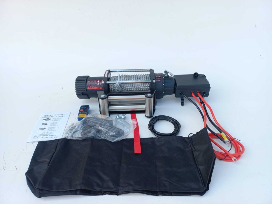 Troliu auto 12 V ,Troliu 13500lbs,troliu 6.2 tone forta nou cu factura