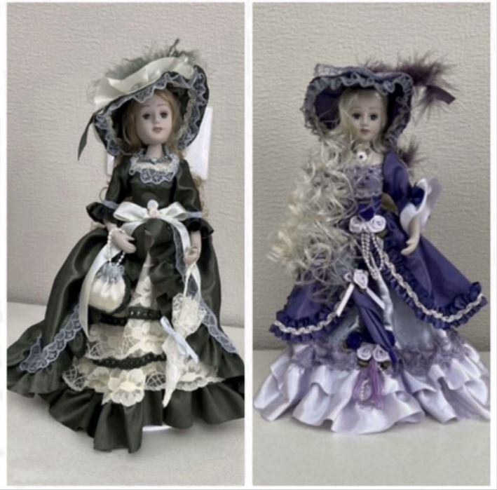 Кукла фарфоровая 25 см, ручная работа