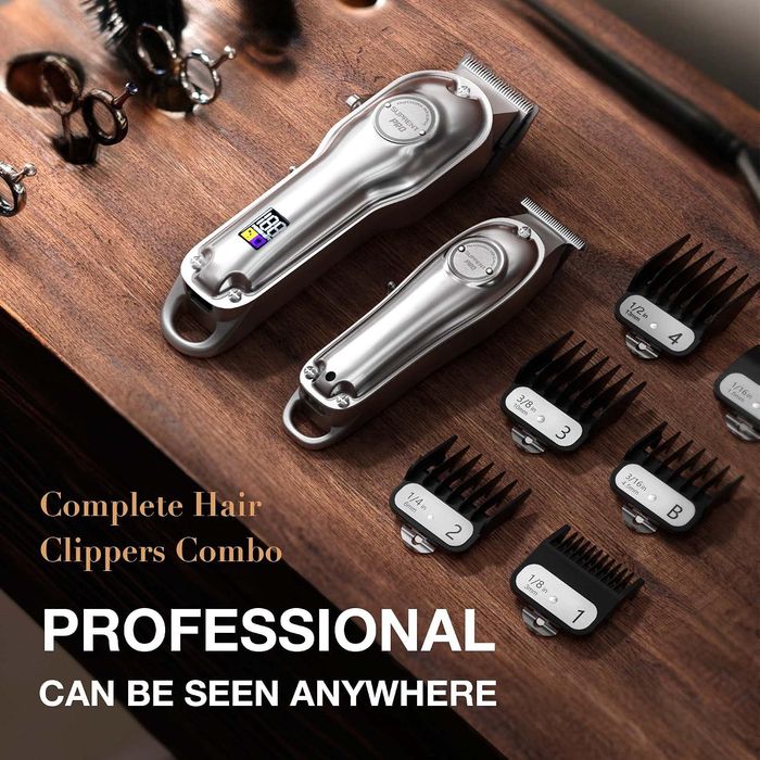 Set profesional masina de tuns si trimmer SUPRENT HC596,sigilat