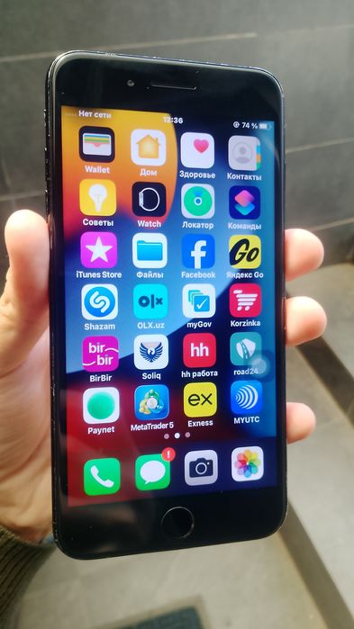 Iphone 7 PLUS 128GB Bypass qilingan Wi-Fida ishliydi
Xamma joyi radnoy