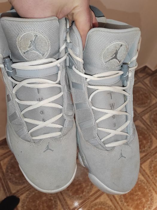 Jordan 6 rings gray wolf