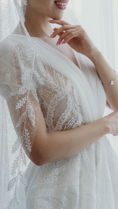 Продается свадебное красивое платье