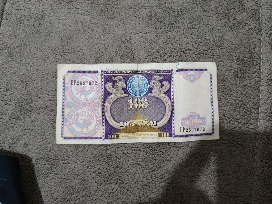 100so'm. Xolati zo'r