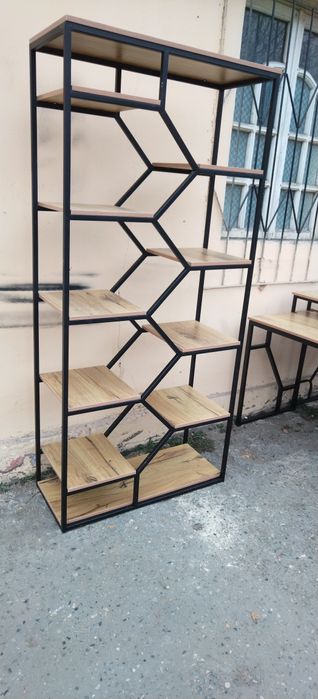 Книжни ЛОФТ СТОЛ ВА полка Стилажлар оптом ва донага. Ишлаб чиқарувчида