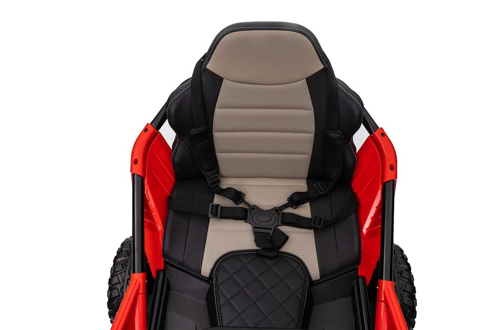 UTV electric pentru 2 copii Kinderauto MoonRider 6x6 300W 24V, Rosu