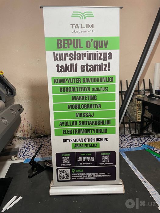 ROLL UP konstruksiya 21 $ OPTOM!!!