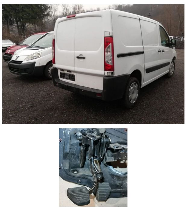 Pedala ambreiaj peugeot expert citroen jumpy fiat scudo toyota proace