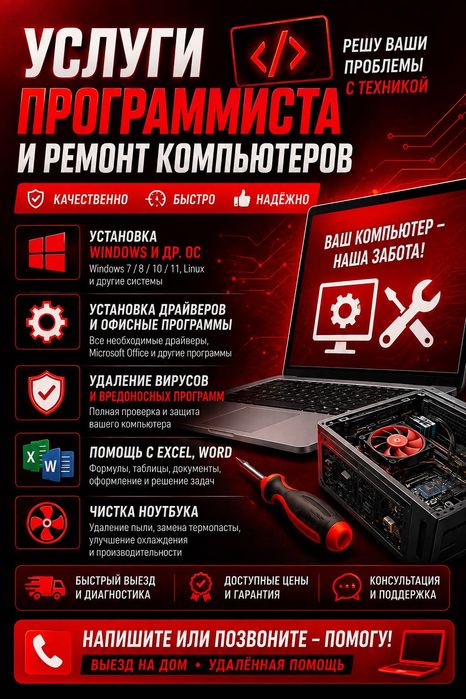 Ремонт компьютер