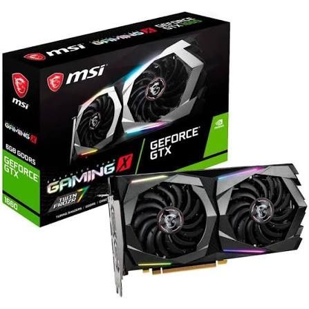 Gtx 1660 msi gaming X