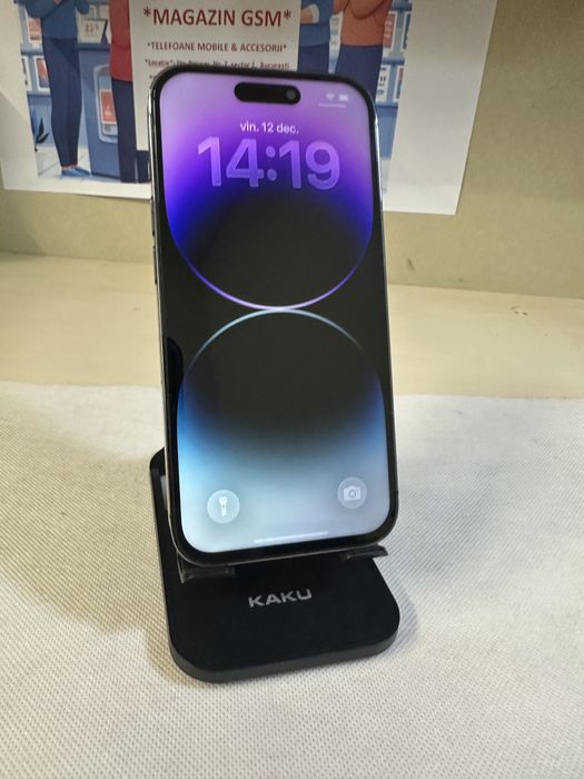 Iphone 14 pro / 256 gb / 100% baterie / folie sticla cadou