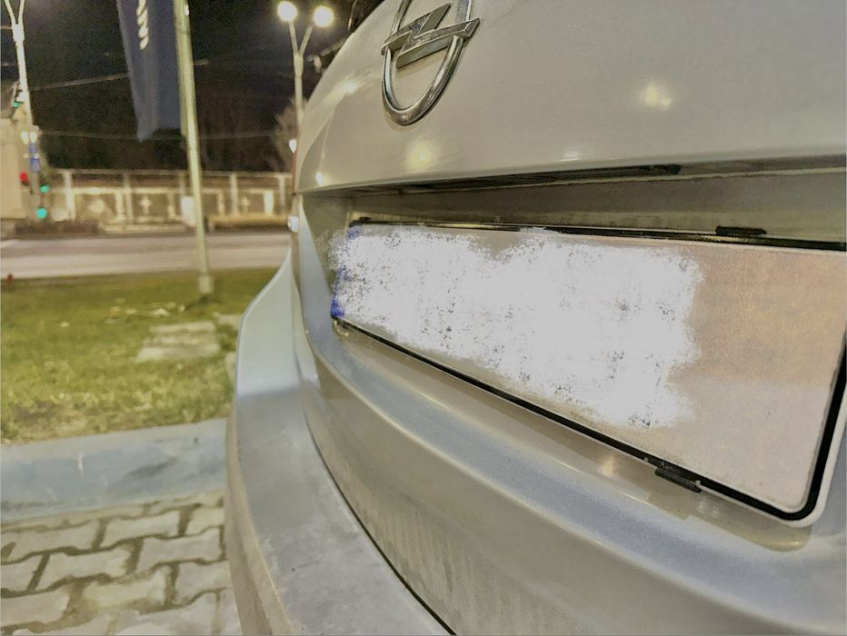 Suport Numar Auto Slim 3D