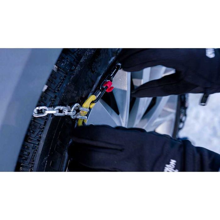 Оригинални вериги за сняг Norauto-Франция, система за обтягане