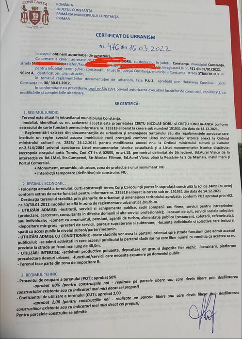 Casa de vanzare in Coiciu/Casa de Cultura pentru reabilitare/extindere