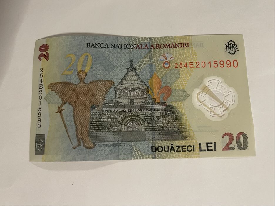 Bancnotă 20 lei 2021 (Ecaterina Teodoroiu)