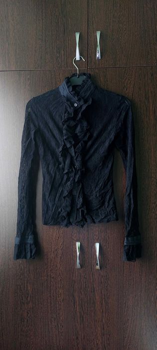 Pantaloni Orsay + bonus bluză neagră din dantelă