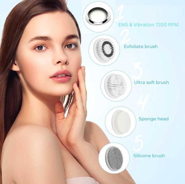 Уред за почистване на лице Face Clean Pro  (Електрическа Четка за почистване на лице)