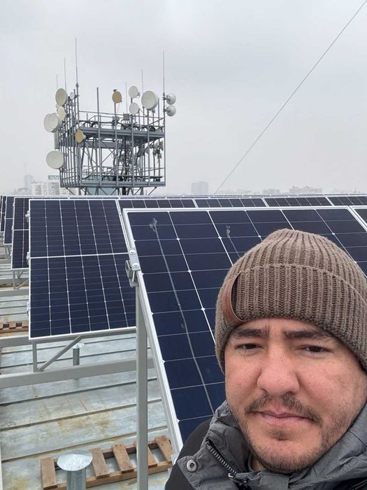 установка СЭС куеш панеллар