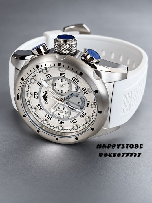 INVICTA Nacrite white 50 mm, Инвикта нов мъжки часовник