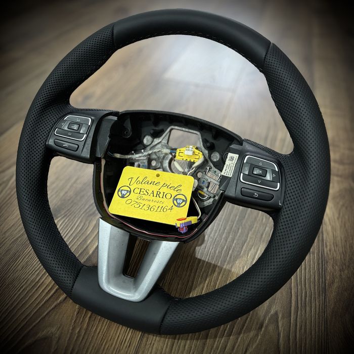 Volan piele nappa naturala Seat Leon 2 1P Facelift (2009-2012)