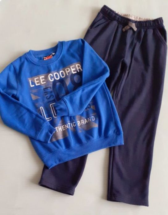 Детски ватиран лот LC Waikiki долнище и Lee Cooper блуза за 8-9 г
