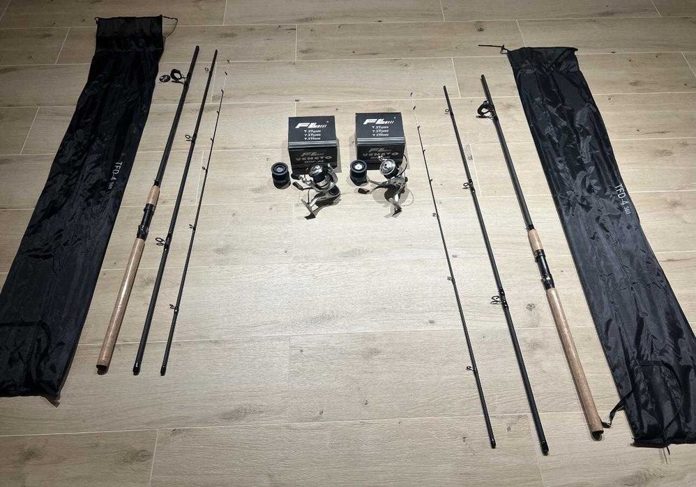 Set feeder 2 lansete si 2 mulinete de buget