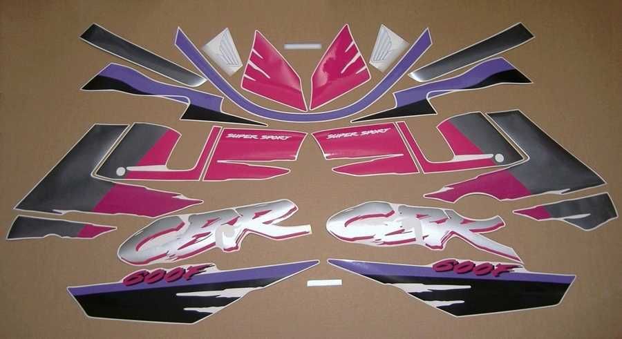 Стикери Honda CBR 600 F2 1991г.-1994г. лепенки хонда цбр ф2 графики