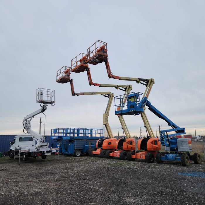 inchiriere nacela telescopica si  nacela cu brat articulat