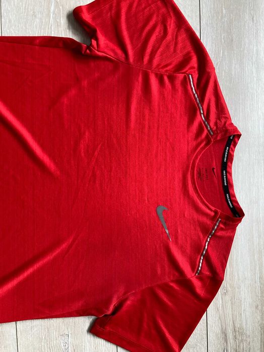 Найк Nike Running Dri Fit мъжка червена тениска размер L