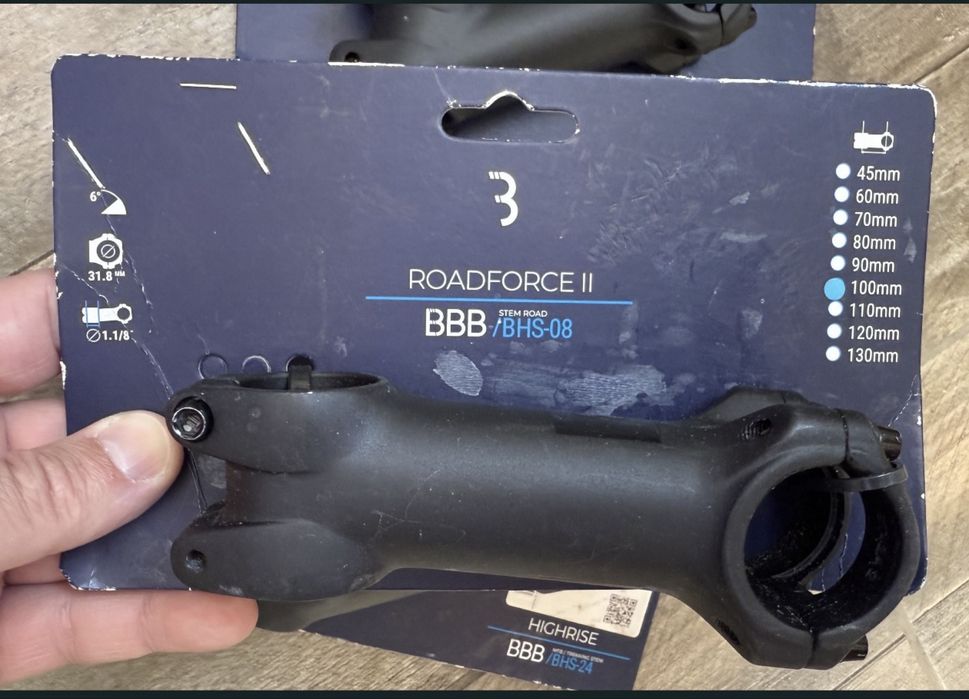Pipa ghidon bicicleta Stem BBB RoadForce II plus alte piese
