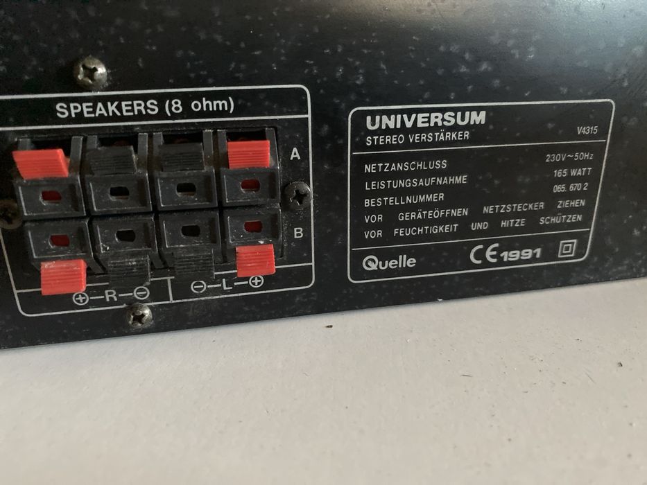 Amplificator  Universum V 4315 defect