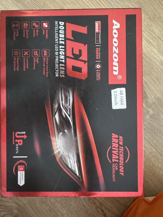 Лед линза новая