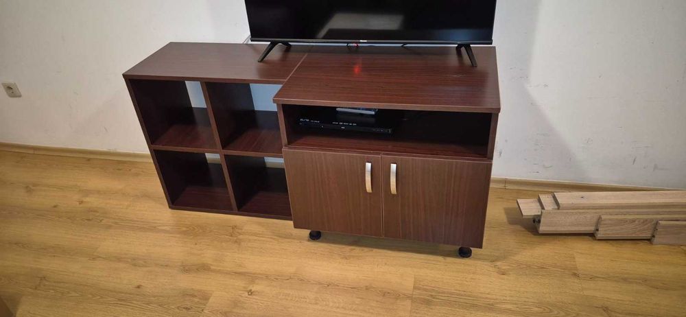 Тв шкаф и етажерка венге