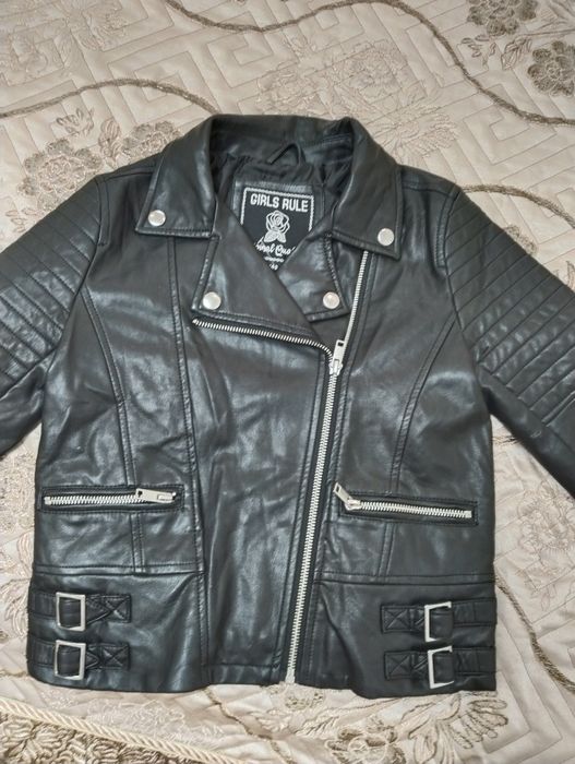 Детская кожаная куртка