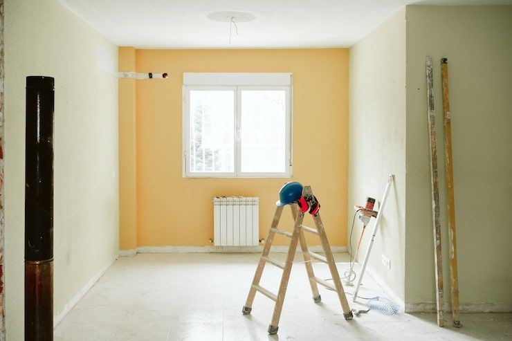 Отделка Квартир Офис краска стен потолков Ламинат плинтус