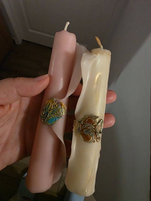 Lumânare handmade din ceară de albine 100%